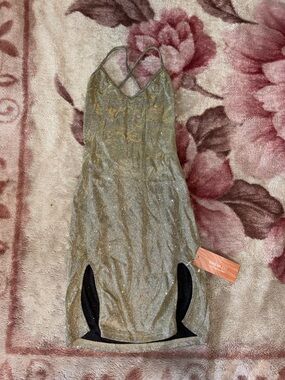 SHEIN Glitter Spaghetti Strap Dress Size S